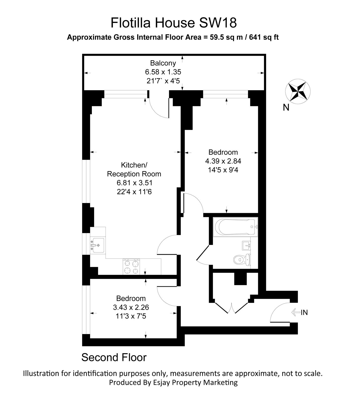 Flat Juniper Drive in Greater London
