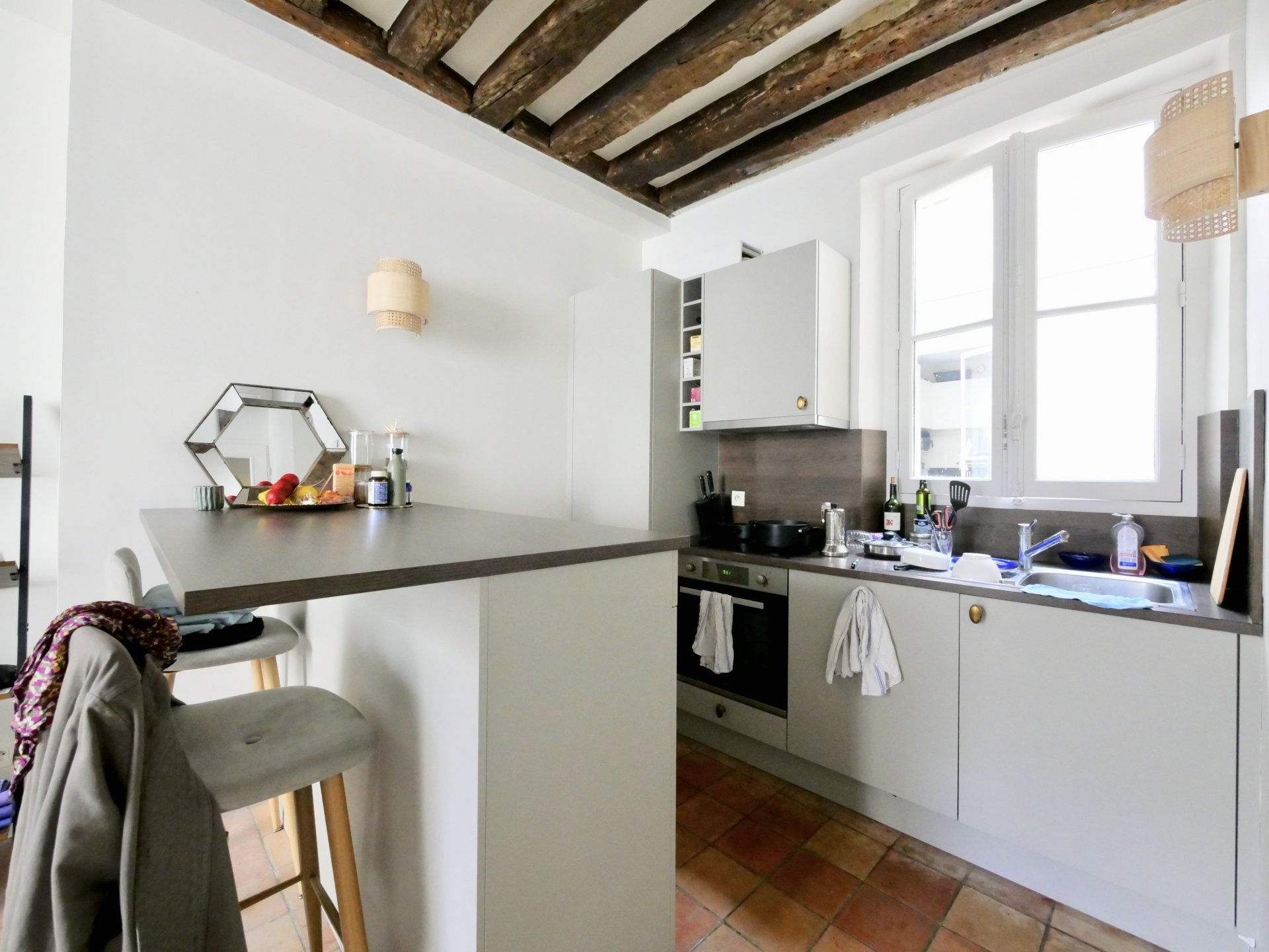 Flat Rue de la Parcheminerie in Paris