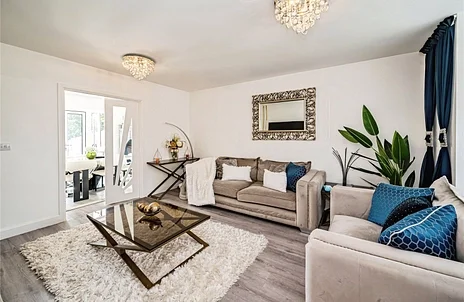 House Boundary Drive in Slough