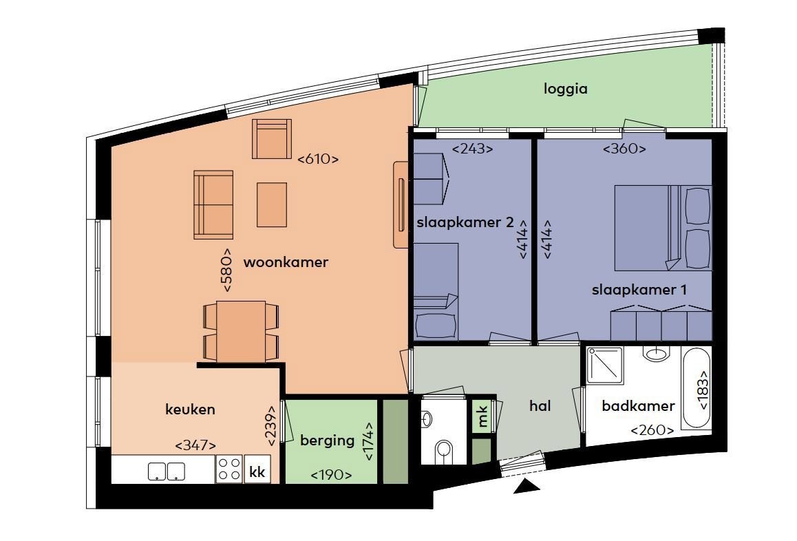 Appartement Van Ravesteyn-erf 86 in Dordrecht