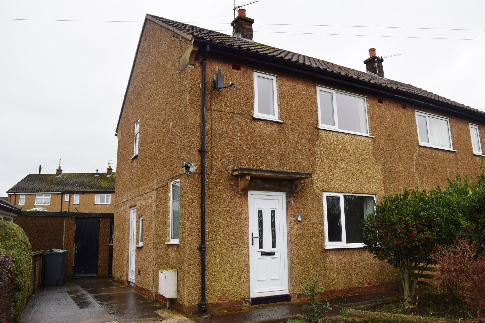 House School Lane in Borough of Wyre