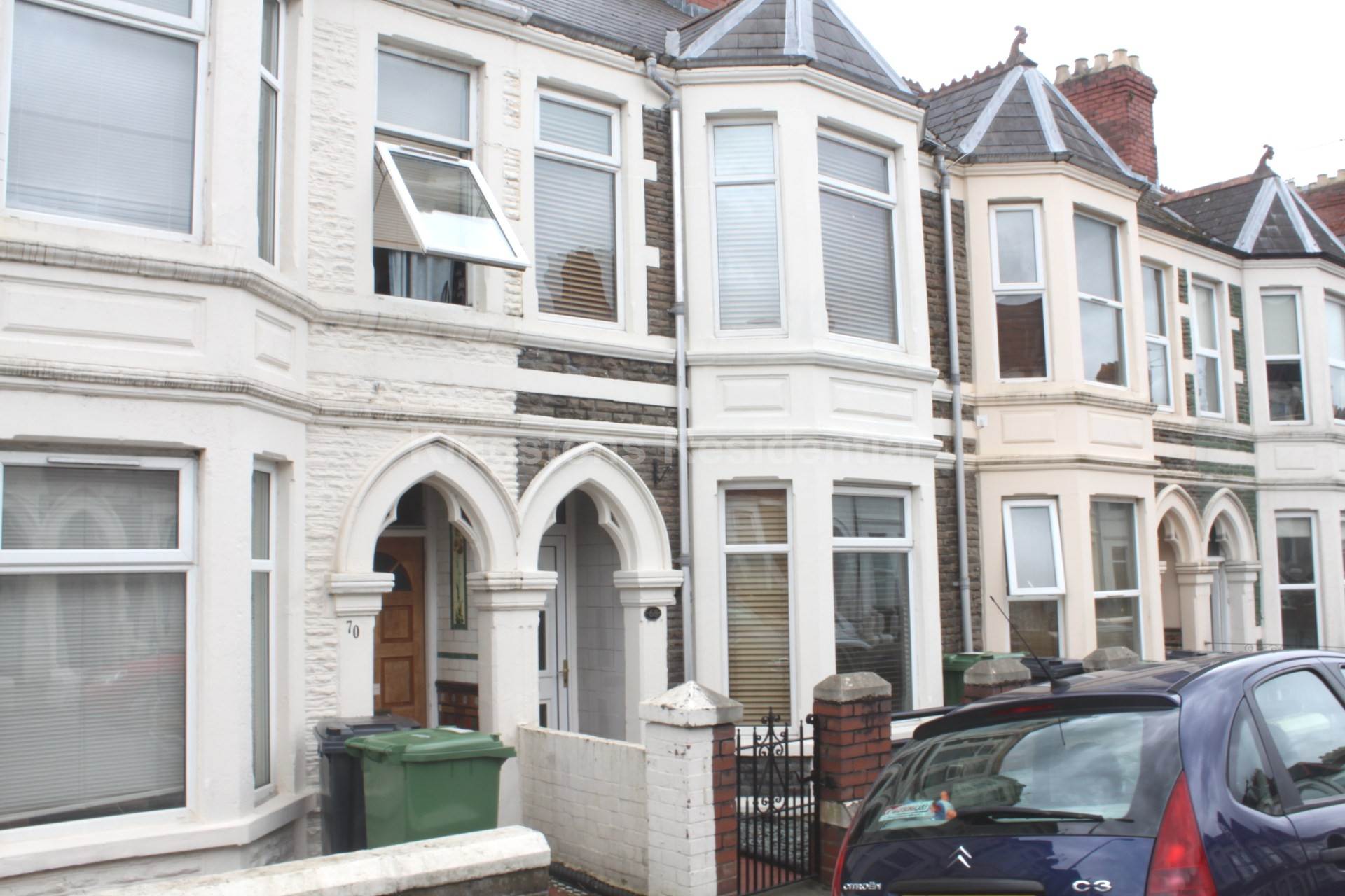House Tewkesbury Street in Cardiff