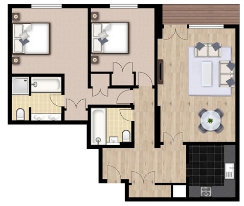 Flat Westferry Circus in Greater London