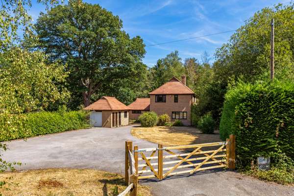 House Lyne Lane in Borough of Runnymede