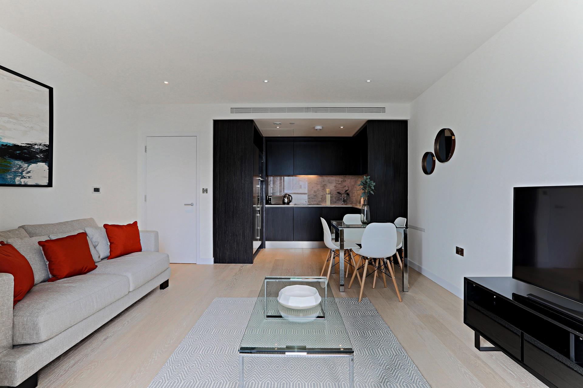 Flat Burdett Road in Greater London