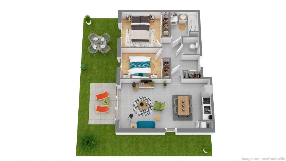 Flat Route de Villeneuve-Tolosane in Roques