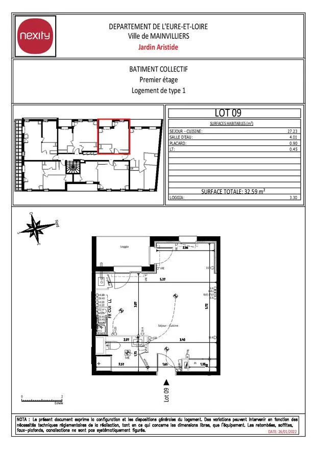 Flat Rue des Clozeaux in Mainvilliers