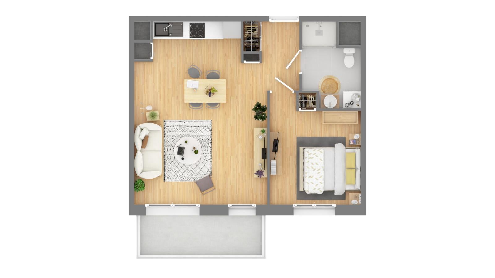 Flat Rue François Colliez in Valenciennes