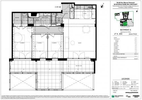 Flat Rue Marcel Dassault in Boulogne-Billancourt