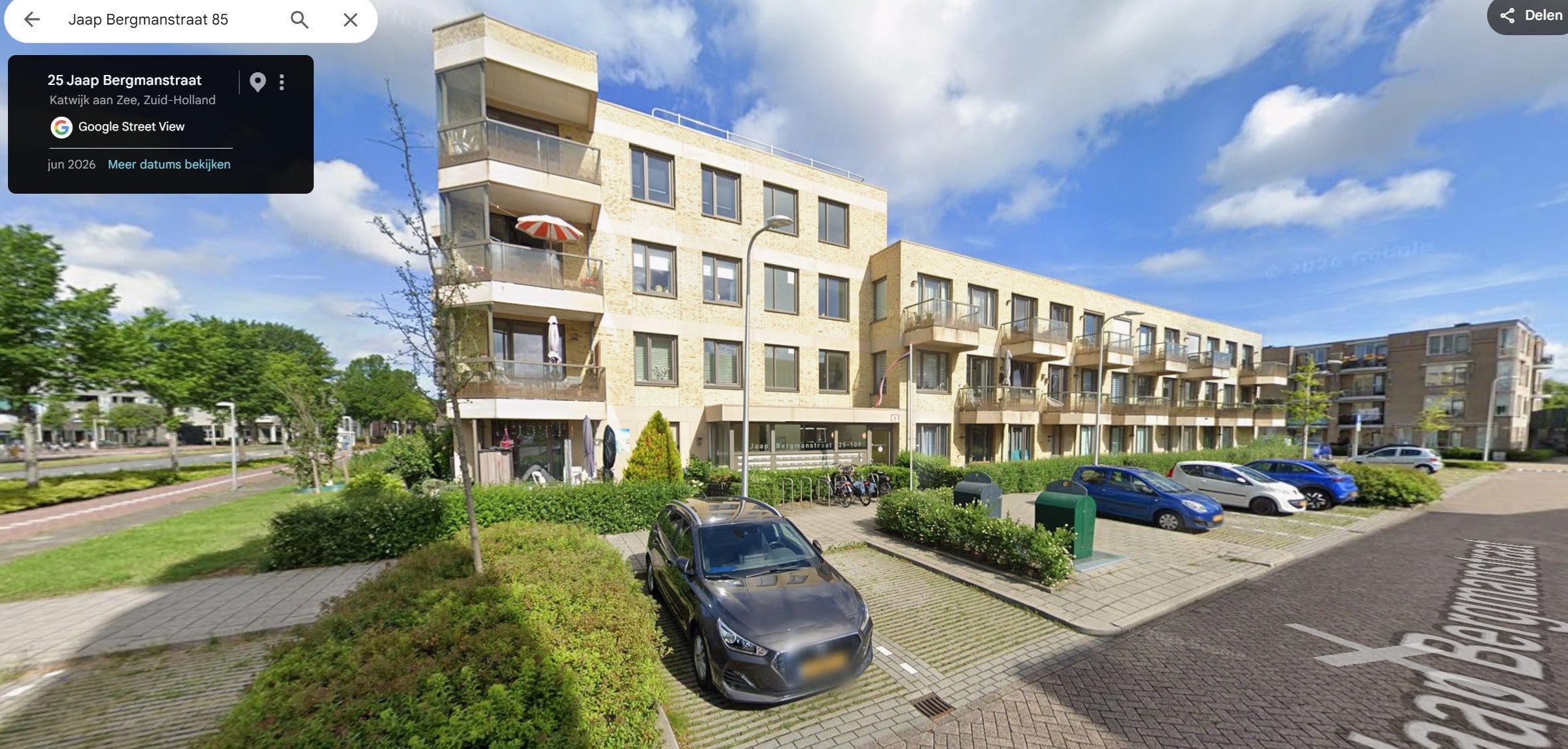 Appartement Jaap Bergmanstraat 85 in Katwijk