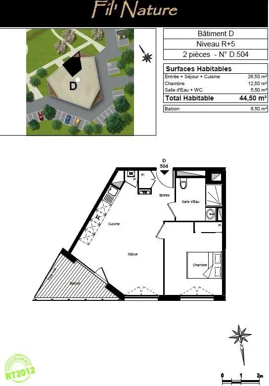 Flat Rue de Dunkerque in Tourcoing