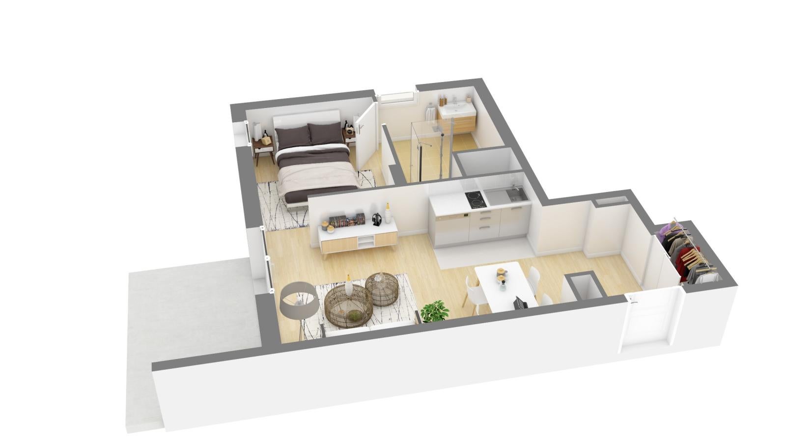 Appartement Allée Marcel Lecoufle à Boissy-Saint-Léger