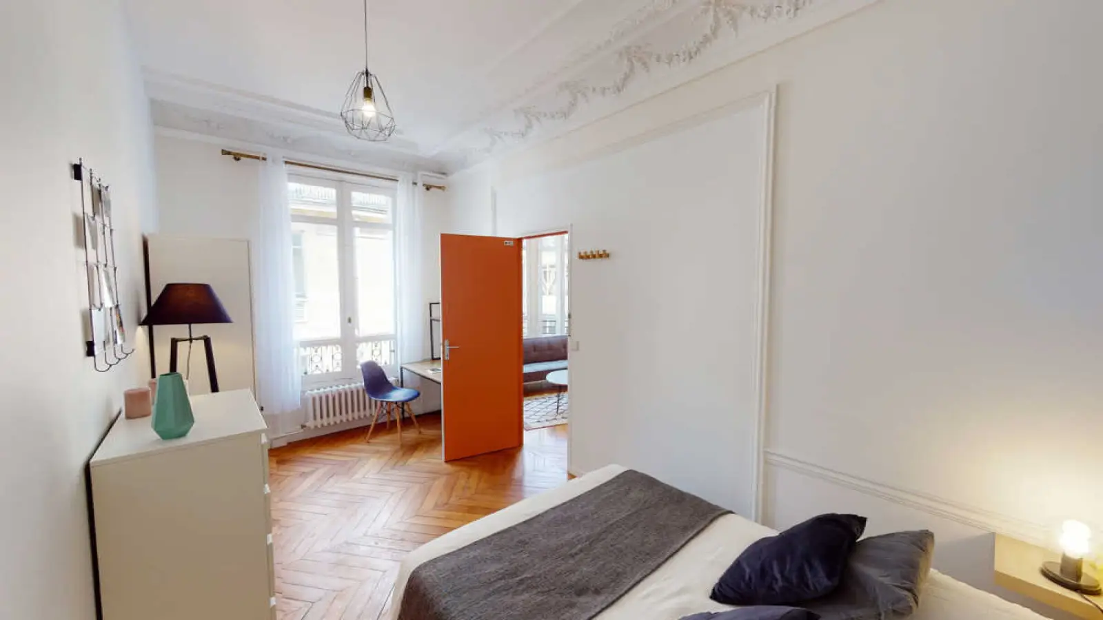 Chambre Boulevard Malesherbes à Paris