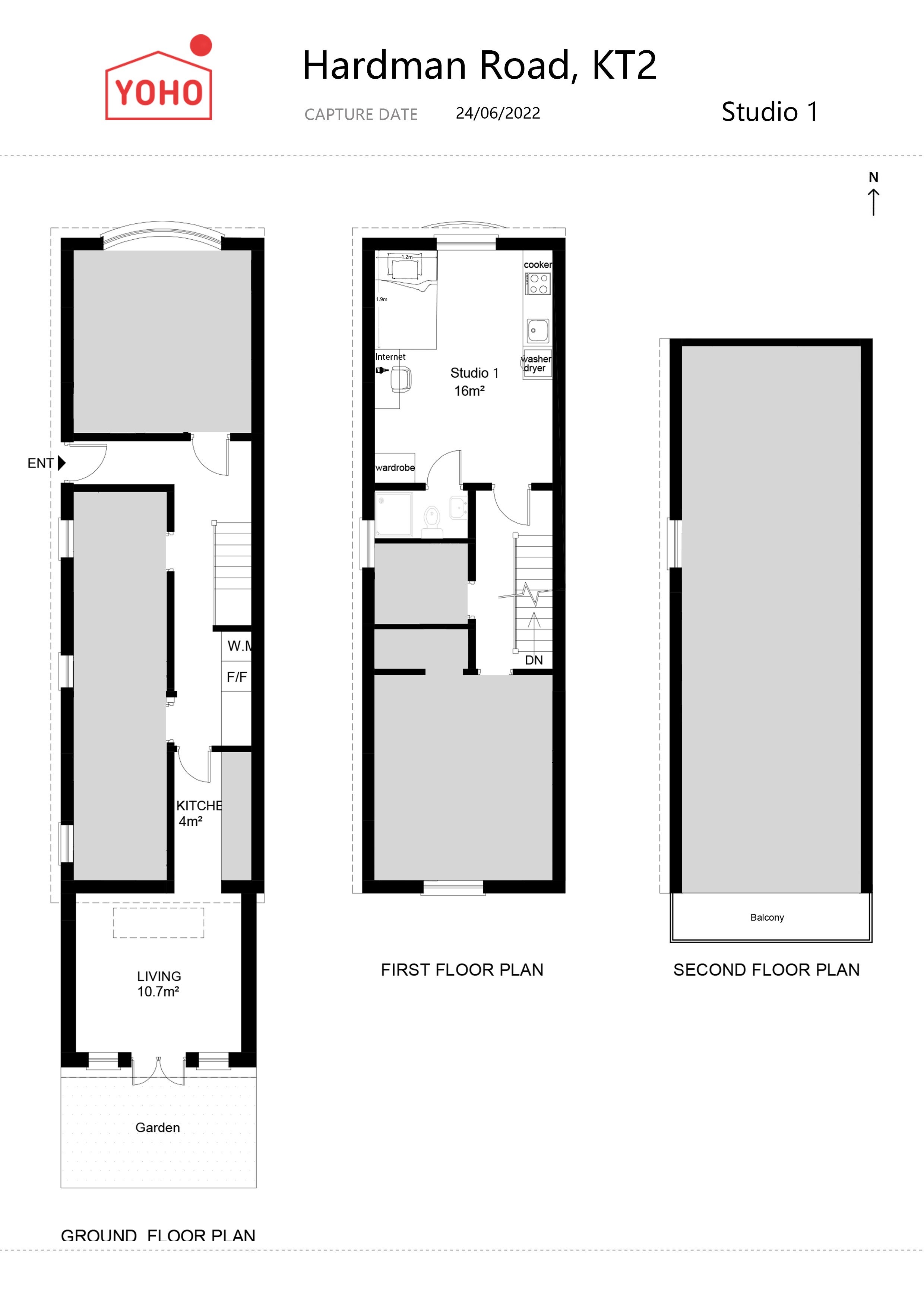 Flat Hardman Road in Greater London