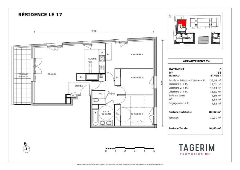 Appartement Chemin de Lanusse à Toulouse