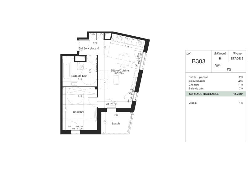 Appartement Chemin de Malepère à Toulouse