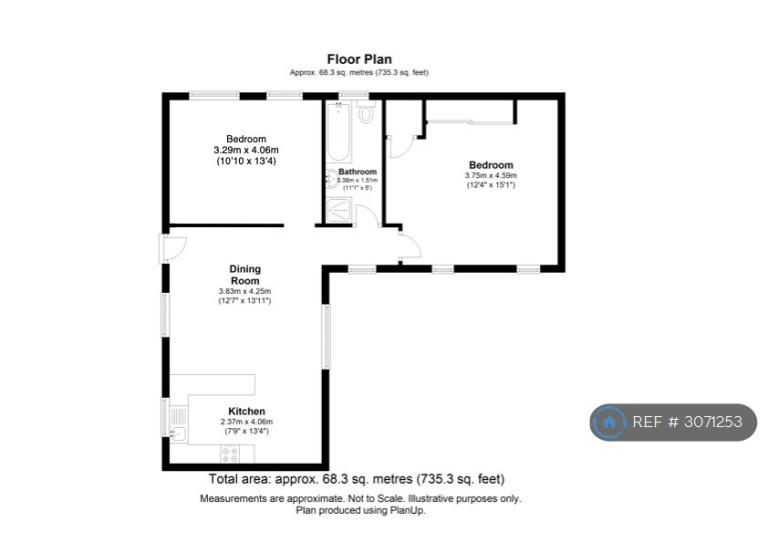Flat Charlton Road in Borough of Spelthorne