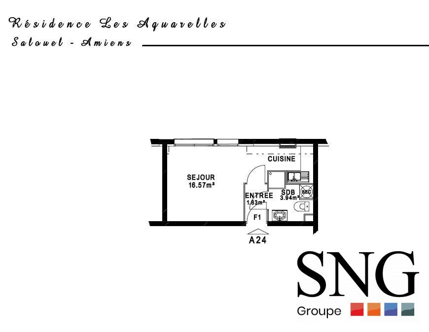 Appartement Route de Rouen à Salouël