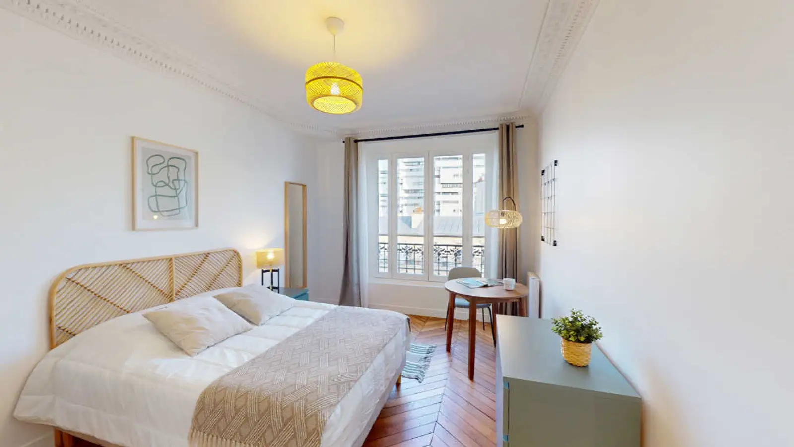Chambre Rue Chaligny à Paris