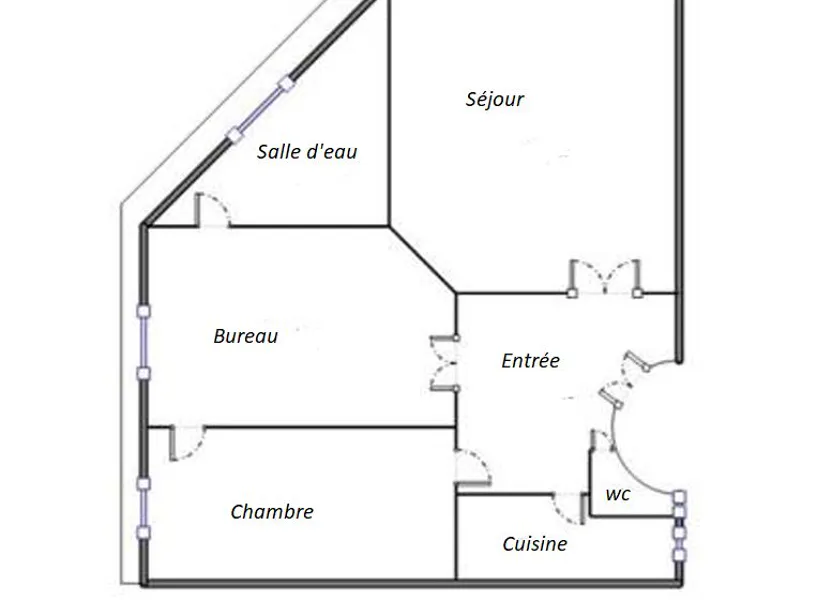 Appartement Rue Saint-André des Arts à Paris