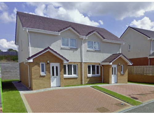 House Balgray Road in Lesmahagow