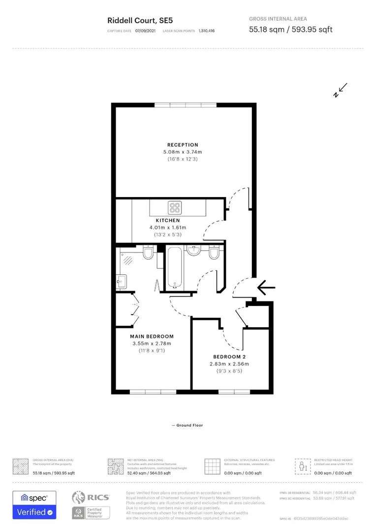 Flat Albany Road in Greater London