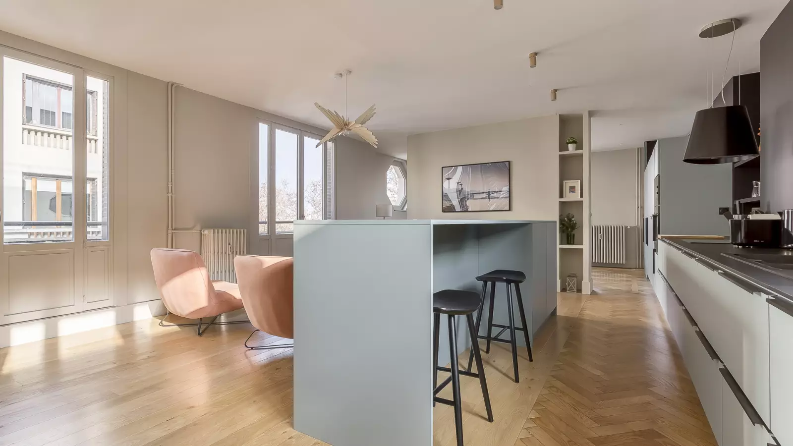 Flat Quai Jean Moulin in Lyon