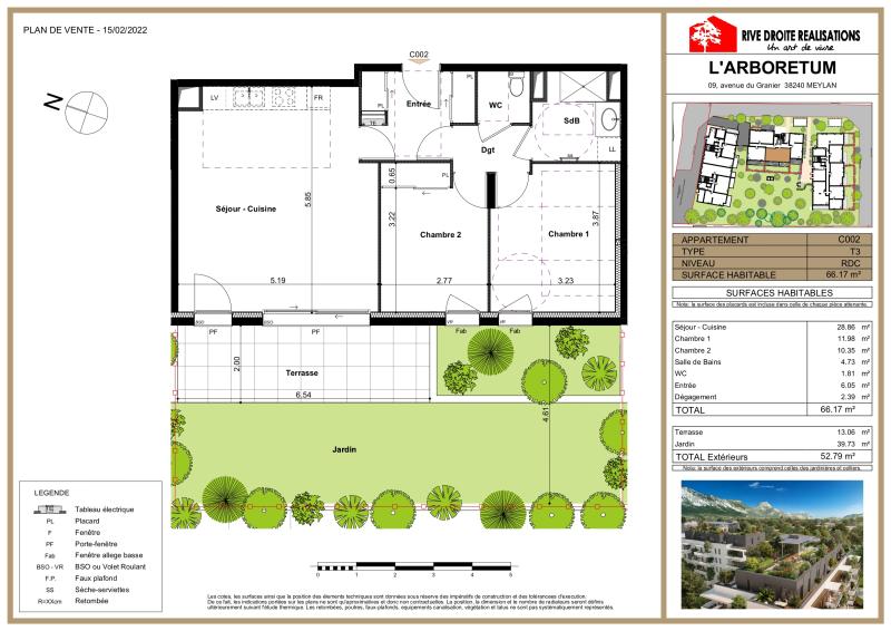 Flat Chemin de Malacher in Meylan