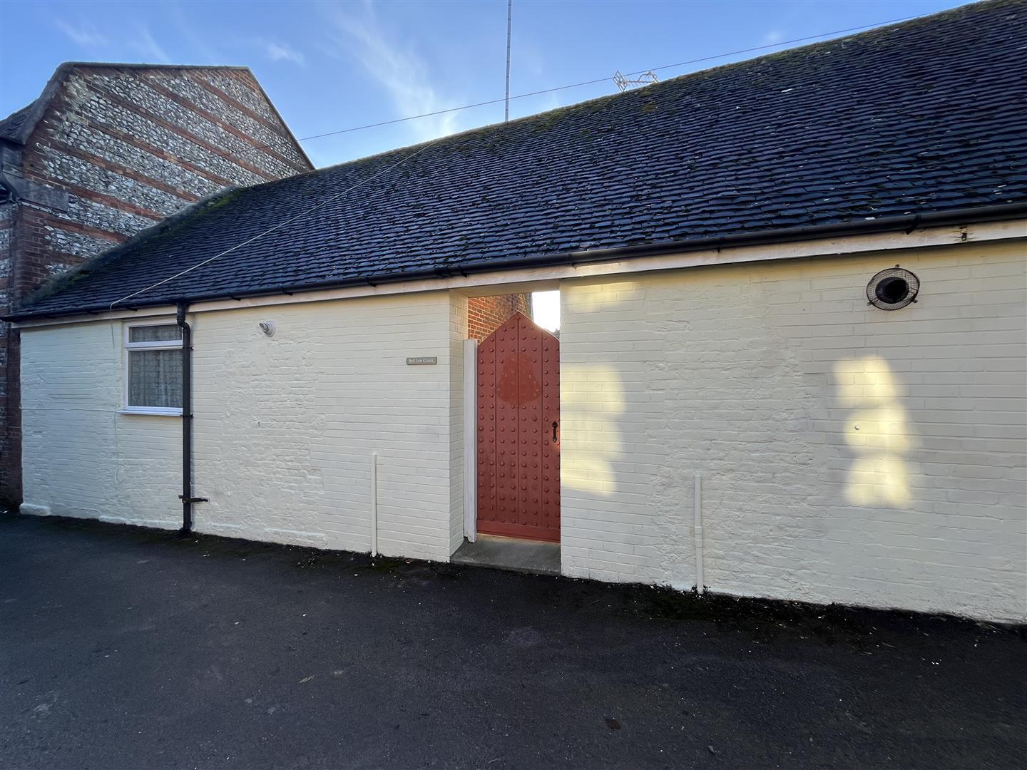 House Bell Inn Yard in Blandford Forum