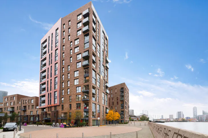 Flat River Barge Close in Greater London