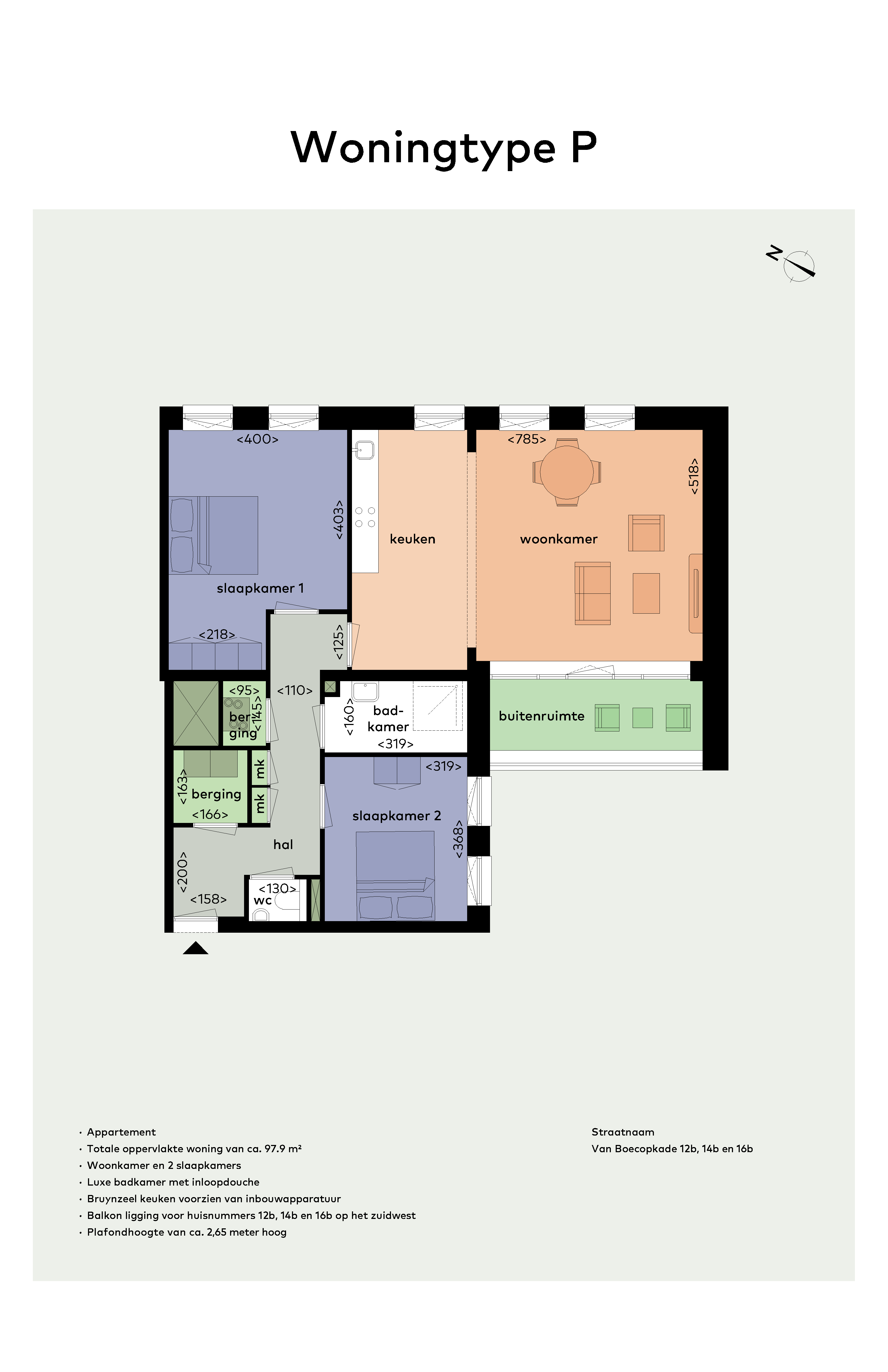 Appartement Van Boecopkade 14 B in Den Haag