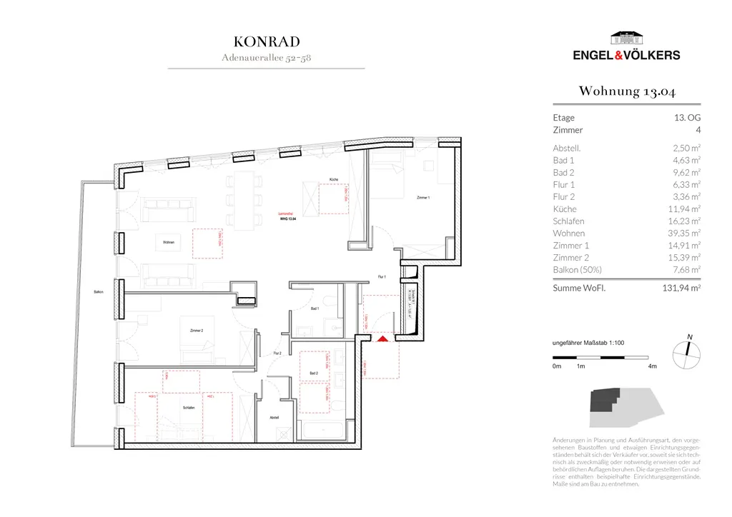 Wohnung Alexanderstraße in Hamburg