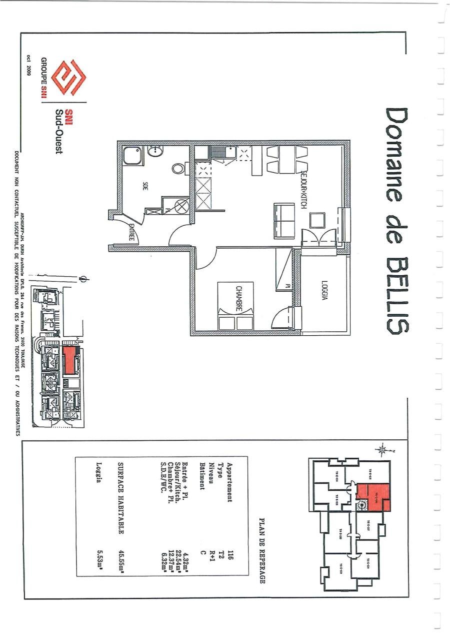 Flat Rue Lise Meitner in Toulouse