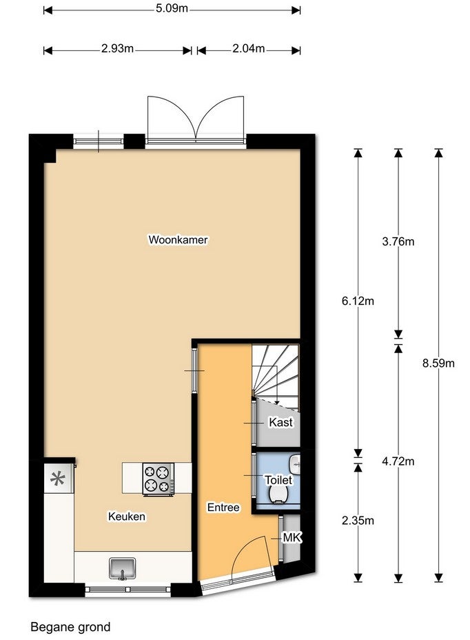 Tussenwoning te huur: Laurier 45, Hoogkarspel