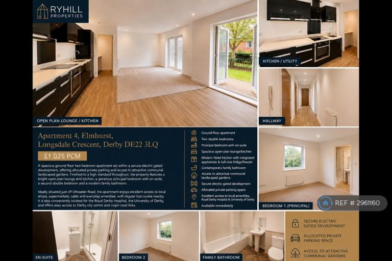 Flat Lonsdale Place in Derby