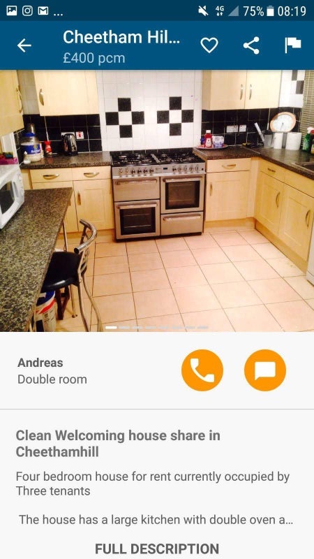 Room Absalom Drive in Manchester