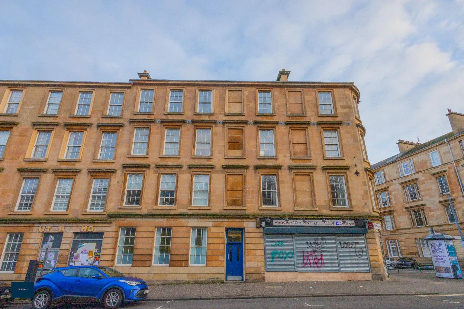 Flat Woodlands Road in Glasgow