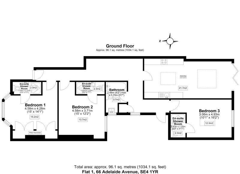 Flat Adelaide Avenue in Greater London