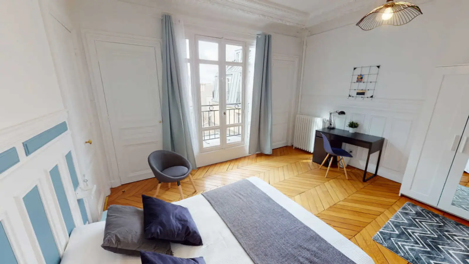 Chambre Boulevard Malesherbes à Paris