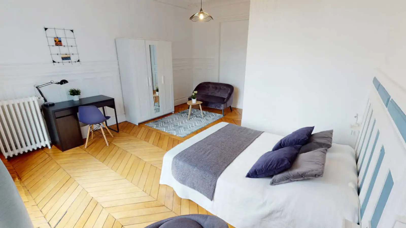 Chambre Boulevard Malesherbes à Paris