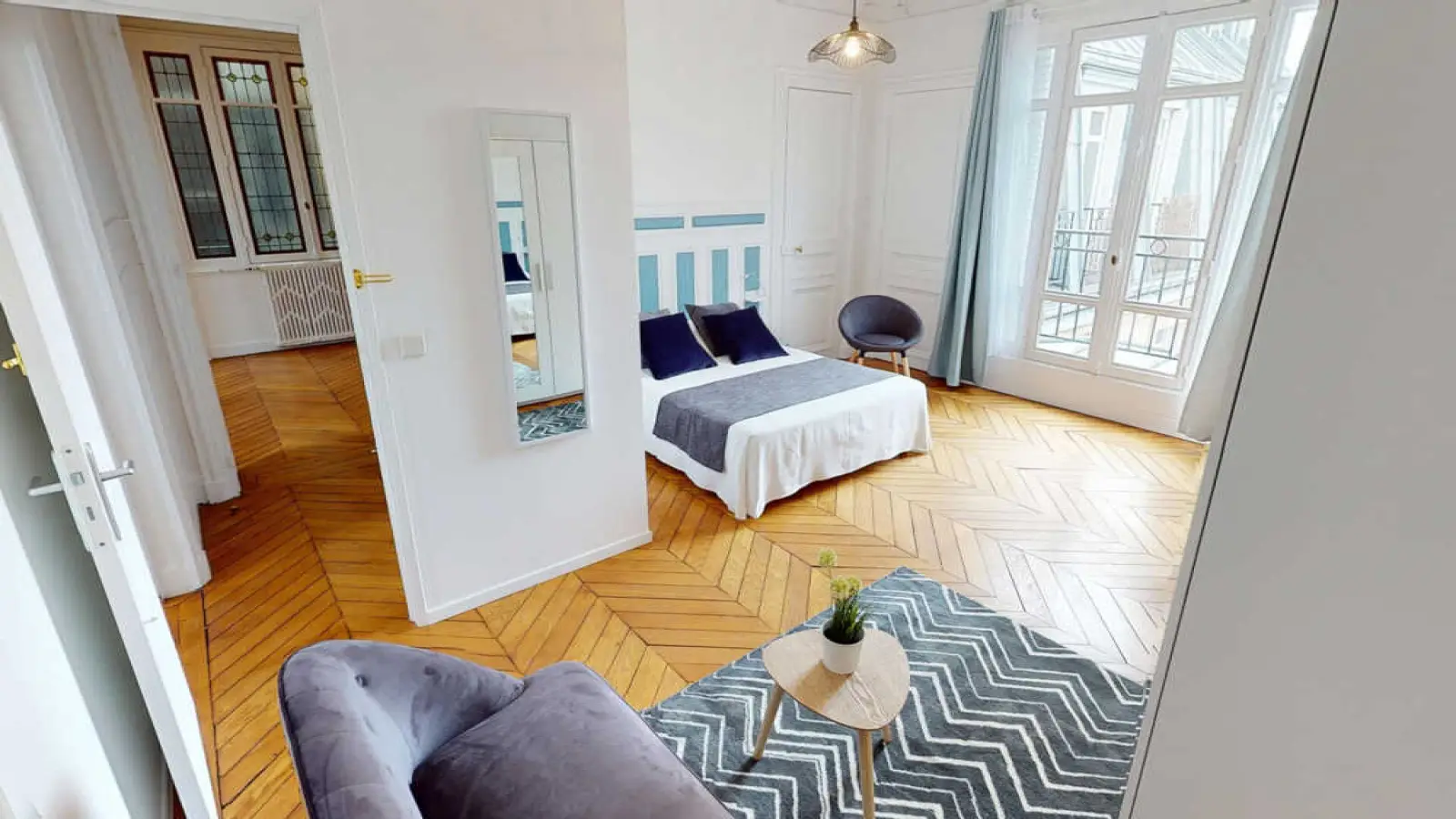 Chambre Boulevard Malesherbes à Paris