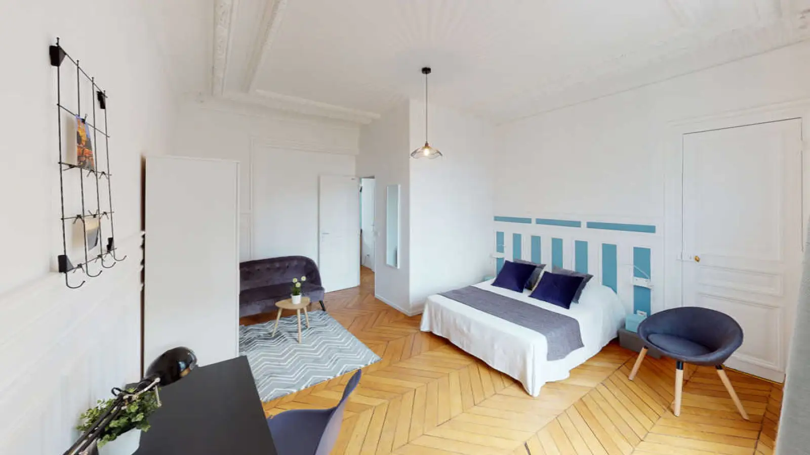 Chambre Boulevard Malesherbes à Paris