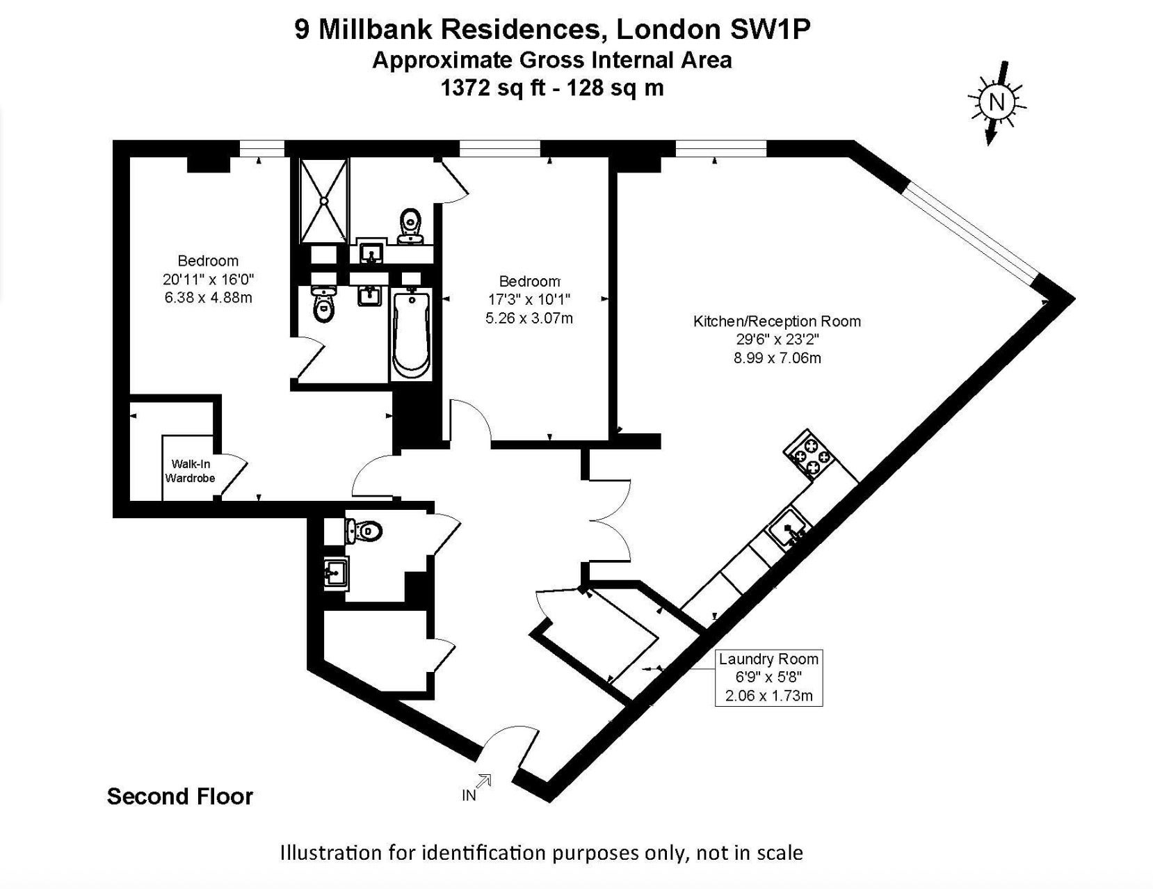 Flat Great George Street in City of Westminster