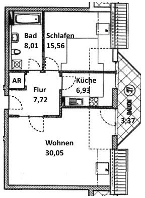 Wohnung Radeberger Straße in Dresden