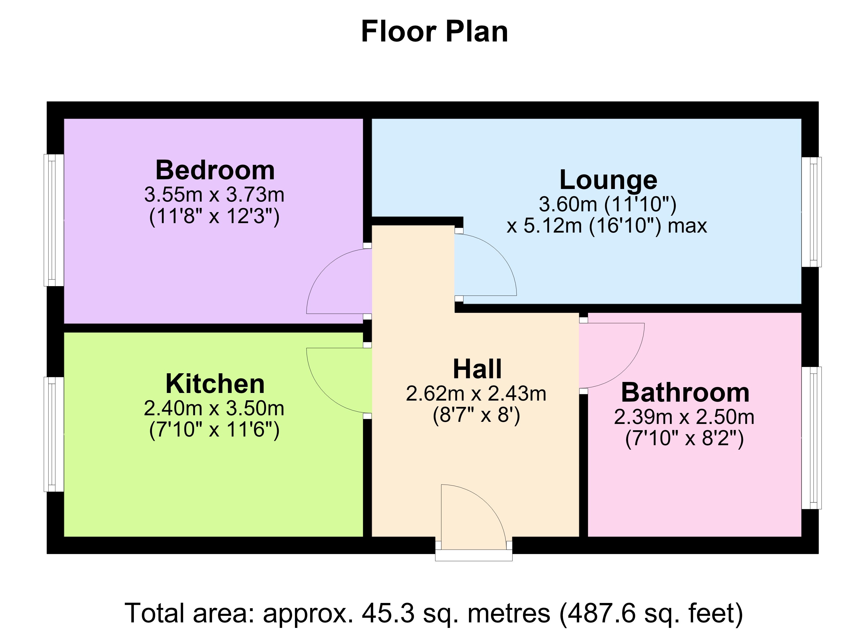 Flat Marine Parade in Borough of Swale