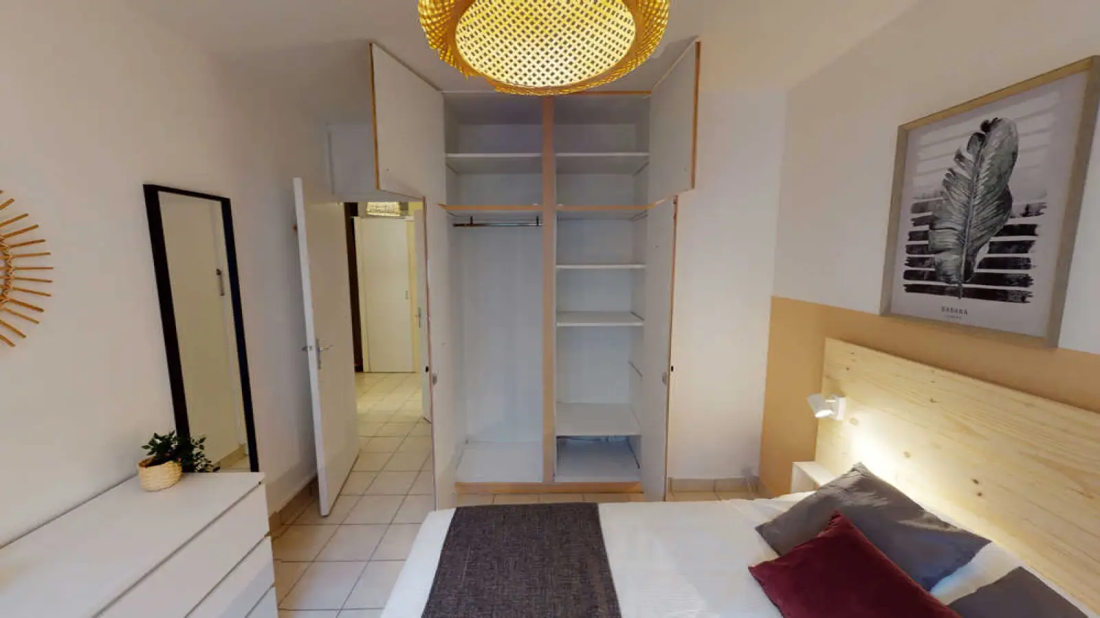 Chambre Rue Vercingétorix à Paris