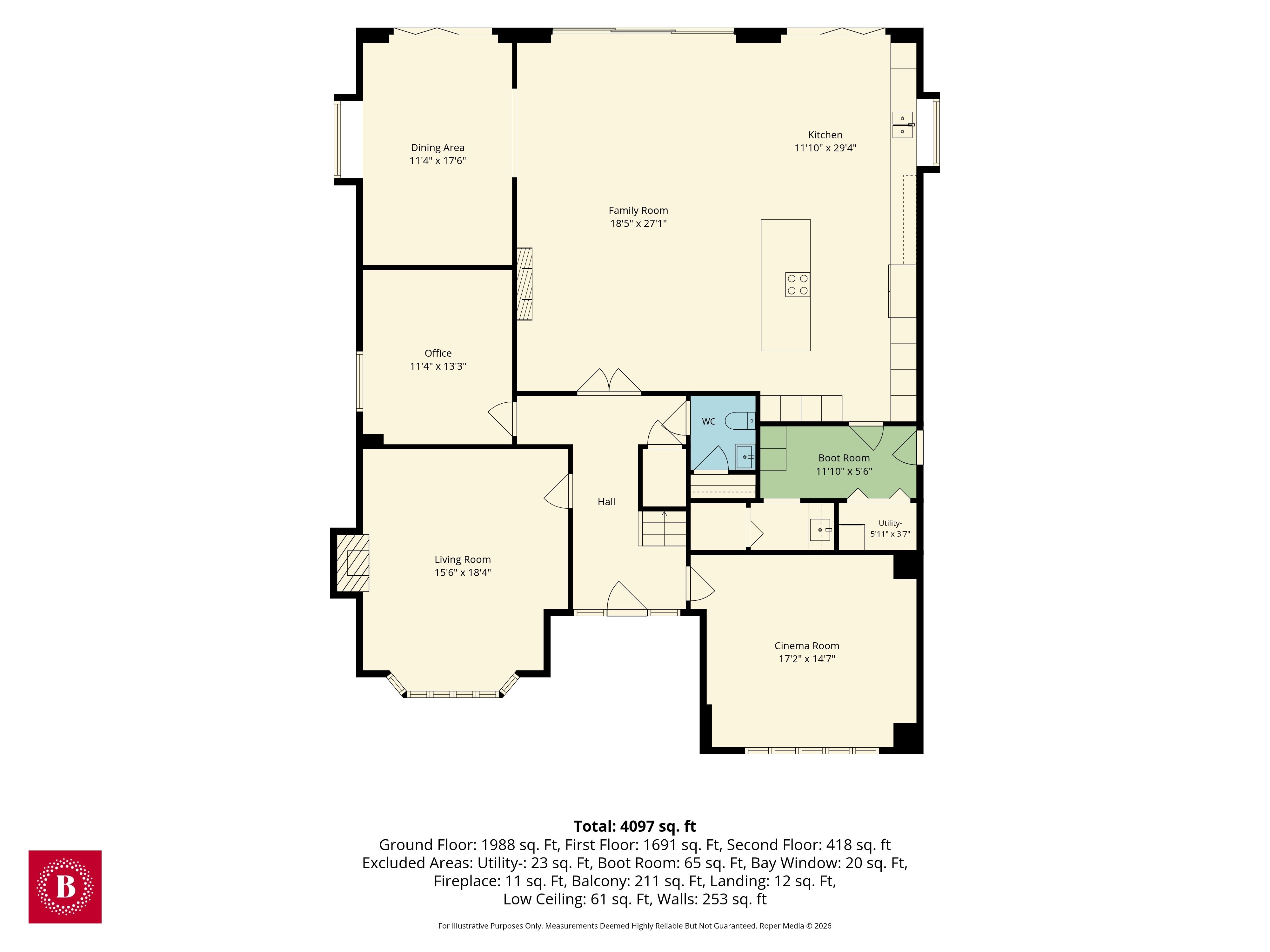 House Langland Grove in Newton