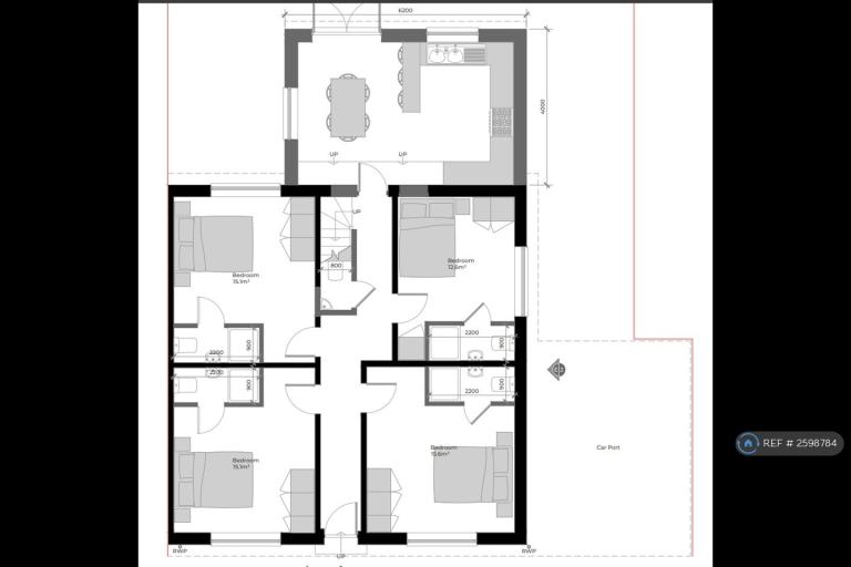 Room Fremantle Road in Greater London