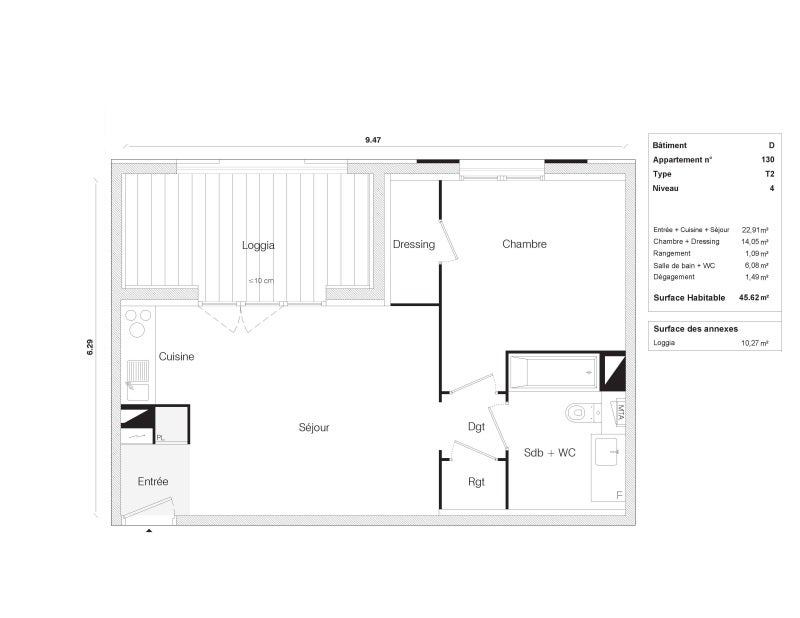 Appartement Chemin des Tuileries à Toulouse