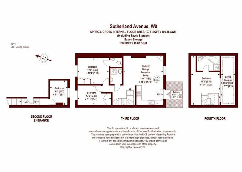 Room Sutherland Avenue in City of Westminster